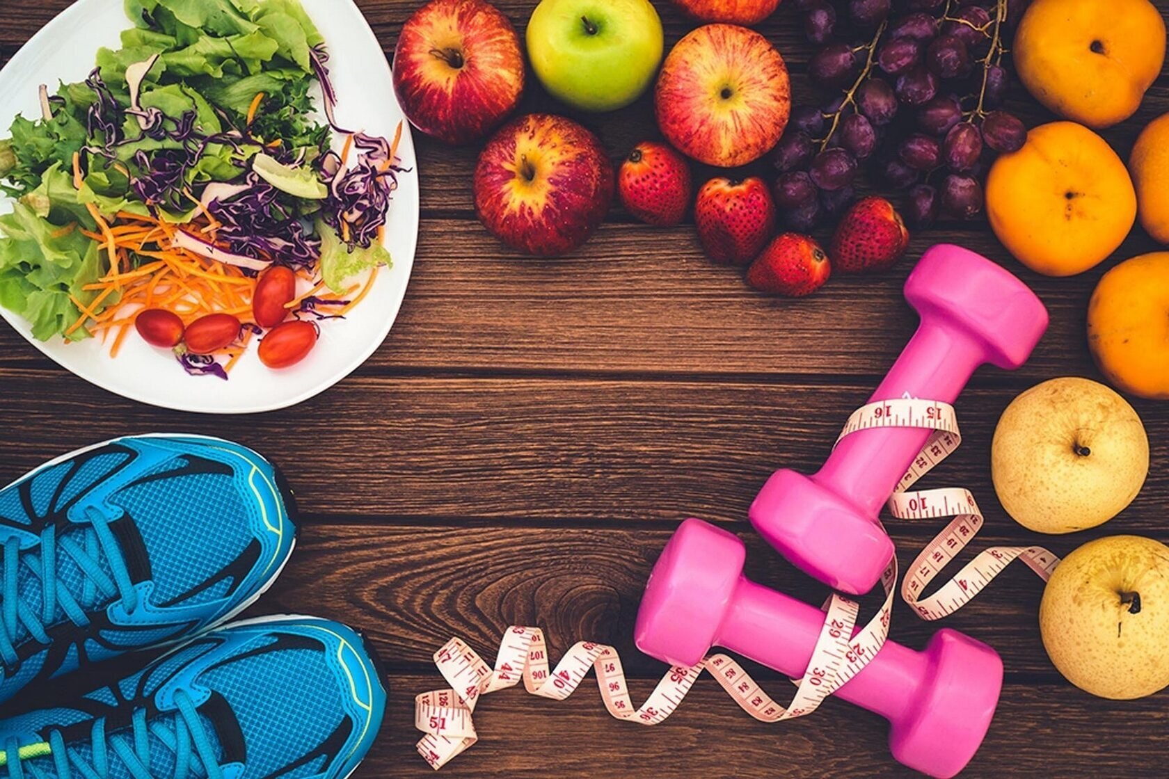 Balanced local nutritious meals and herbs